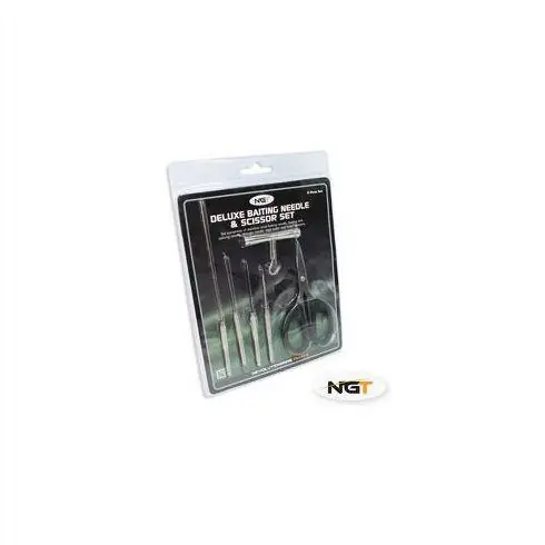 Set NGT Deluxe Baiting Needle+Scissor Cumpără online