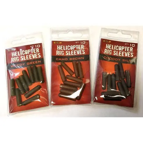 ESP Helicopter Rig Sleeves - Camo Brown Preț promoțional