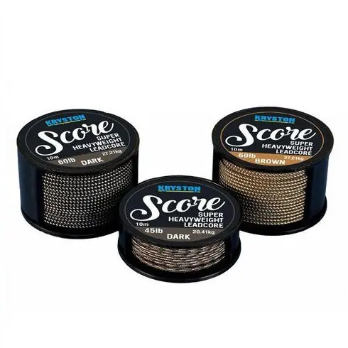 Fir textil Kryston Score Heavyweight Leadcore Camou 35lb/10m Mai ieftin