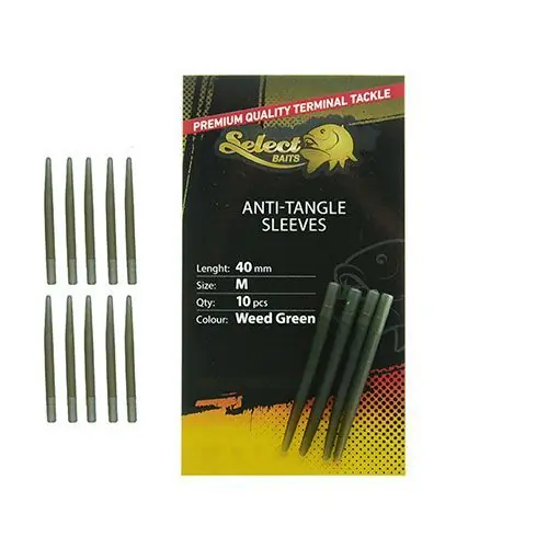 Reducere specială Select Baits Anti-Tangle Sleeves - Weed Green