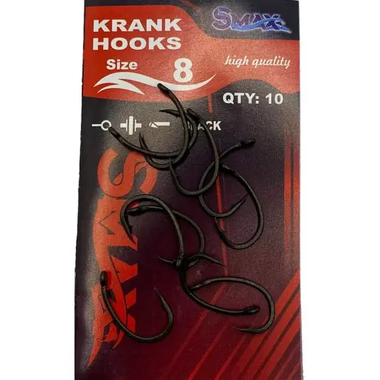 Carlige Smax Krank Hooks Barbed Nr.6 Disponibil imediat