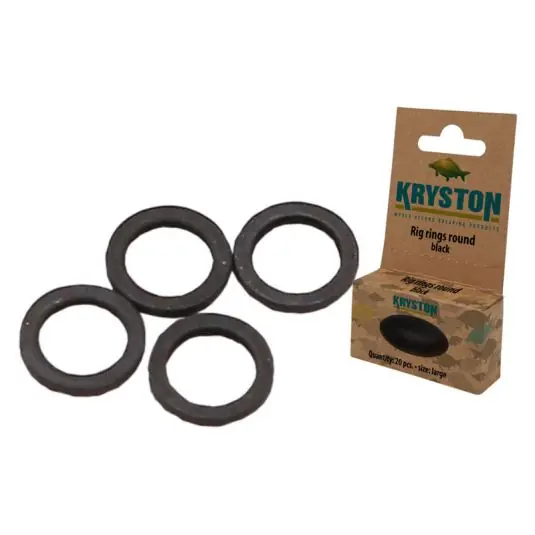 Anouri Kryston Black Rig Rings - Large Premium