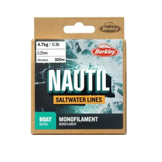 Disponibil imediat Fir monofilament Berkley Nautil Boat Ultra Marine 0.50mm/15.9kg/600m