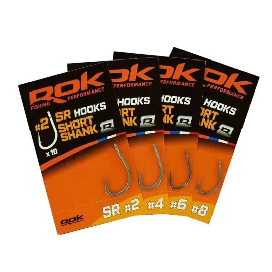 Carlige Rok Fishing SR Short Shank Nr.4 Preferatul clienților