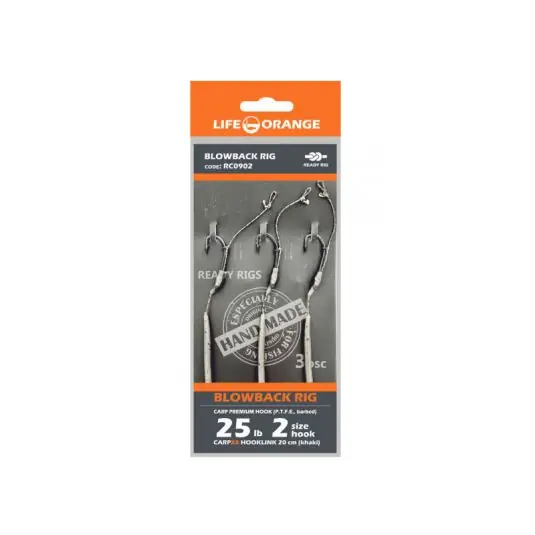 Montura Orange Blowback 06 Series 9 Nr.6/20lb Calitate înaltă