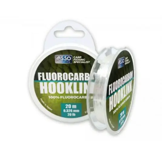 Fir fluorocarbon Asso Hooklink Clear 0.38mm/11.3kg/20m Ofertă de sezon