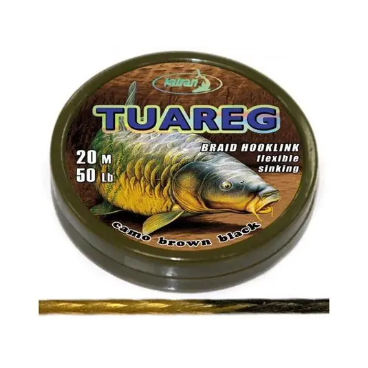 Reducere specială Fir textil Katran Tuareg Braid Camo Brown Black 25lb/20m