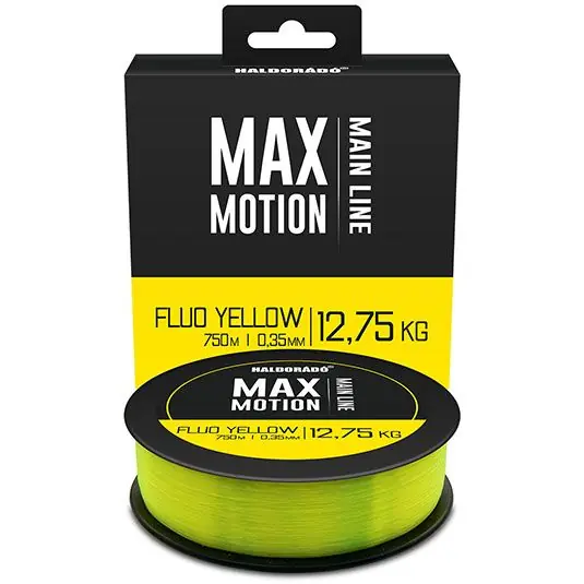 Preț redus Fir monofilament Haldorado Max Motion Main Line Fluo Yellow 0.35mm/12.75kg/750m