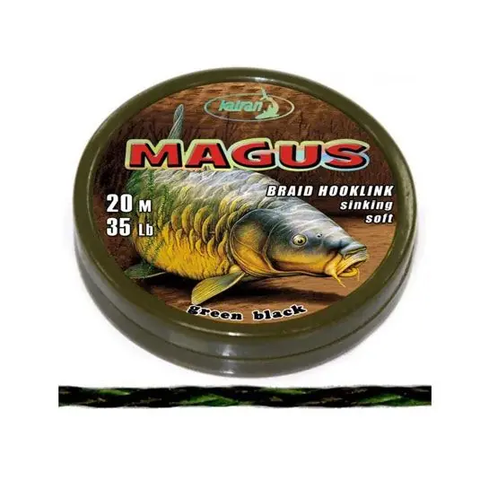 Fir textil Katran Magus Braid Green Black 25lb/20m Mai ieftin