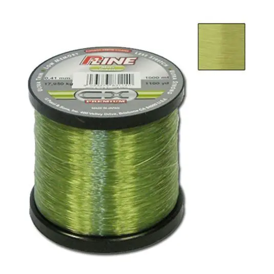 Popular Fir fluorocarbon coated P-Line CX Premium Moss Green 0.46mm/19kg/1000m