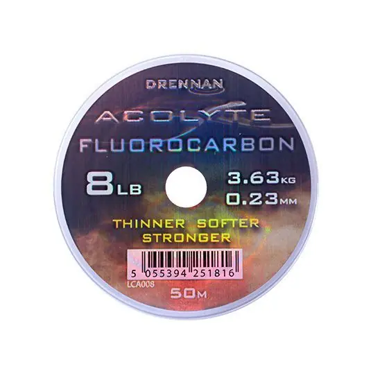 Popular Fir fluorocarbon Drennan Acolyte Flurocarbon 0.23mm/3.63kg/50m