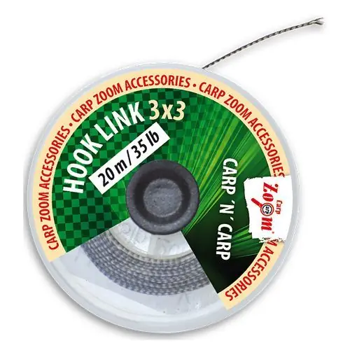 Fir textil Carp Zoom HookLine 3x3 25lb, 20m - Brown Disponibil imediat
