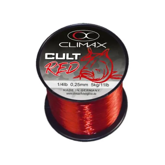 Fir monofilament Climax Cult Carp Red Mono 0.22mm/4.4kg/300m Ofertă de sezon