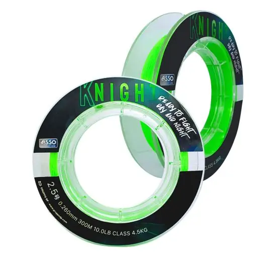 Reduceri Fir monofilament Asso Knight Fluorescent Chartreuse 0.218mm/3.2kg/300m