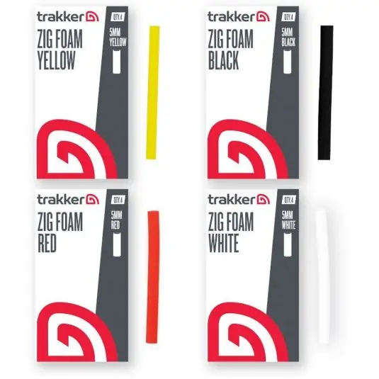 Spuma flotanta Trakker Zig Foam, White Disponibil imediat