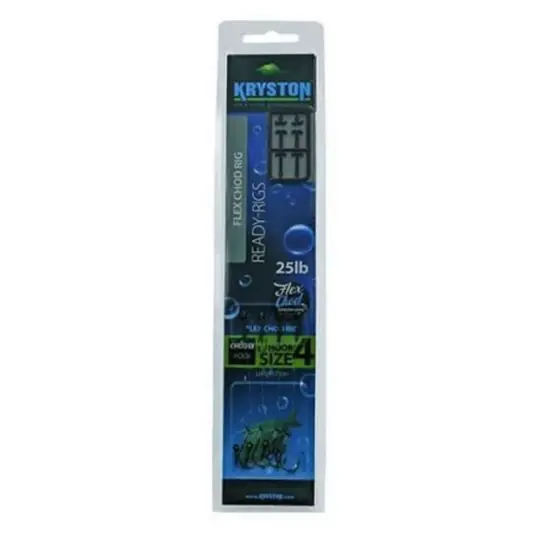 Ultima șansă Carlige legate Kryston Flex Chod Rig Long 25lb nr. 8