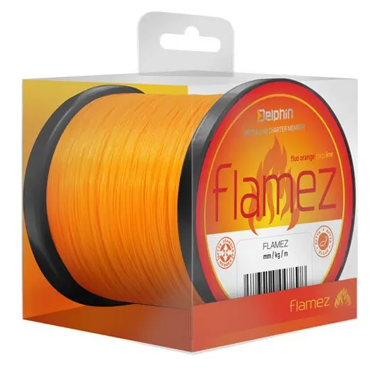 Fir monofilament Delphin Flamez Fluo Orange 0.25mm/5kg/30000m Doar azi