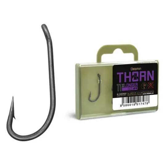 Retur gratuit Carlige Delphin THORN Longer Barbed 11x Nr. 6