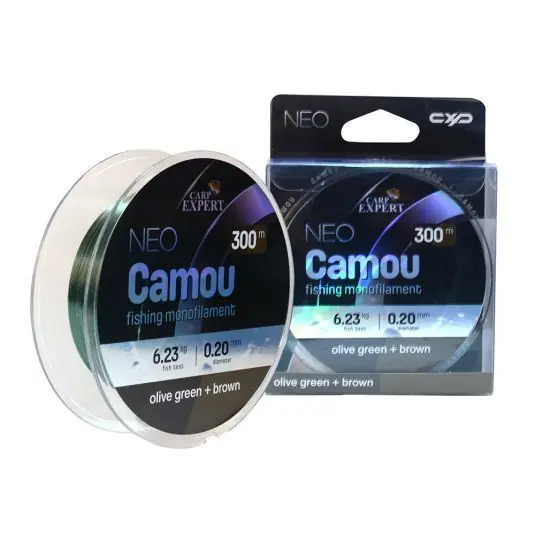 Fir monofilament Carp Expert Neo Camou Olive Green-Brown 0.25mm/9.82kg/150m Calitate înaltă