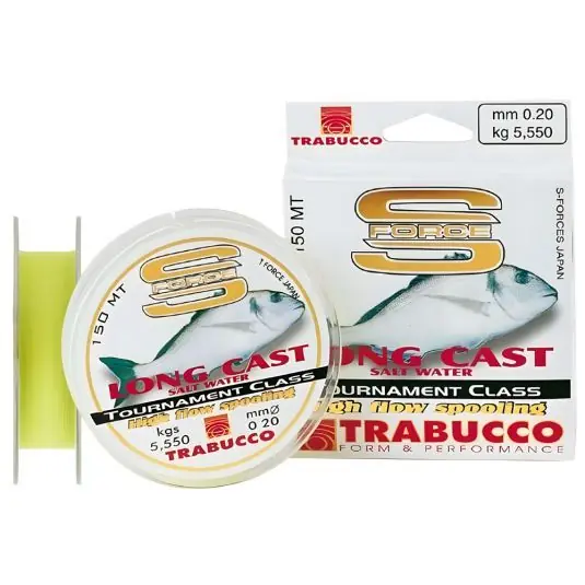 Fir monofilament Trabucco S Force Long Cast 0.18mm/4.55kg/150m Ofertă de sezon
