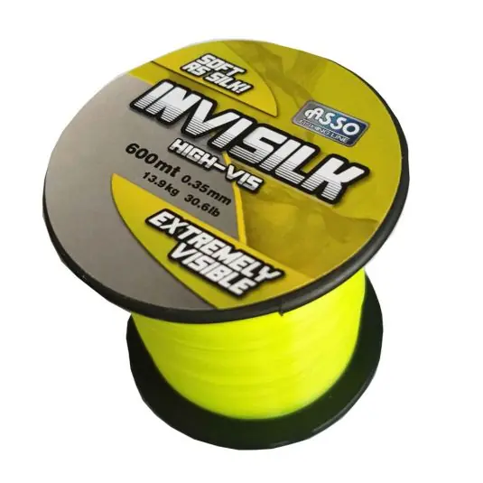 Reducere Fir monofilament Asso Invisilk Yellow 0.30mm/11.90kg/600m