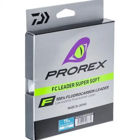 Bestseller Fir fluorocarbon Daiwa Prorex FC Leader Super Soft 0.23mm/4kg/50m
