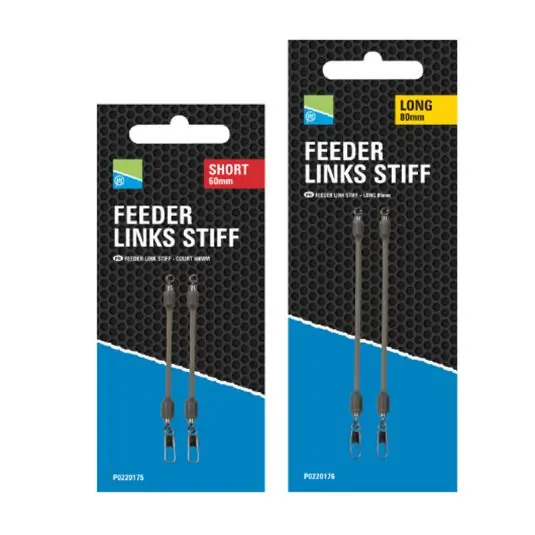 Sistem antitangle Preston Feeder Links Stiff Long 80mm Cumpărături sigure