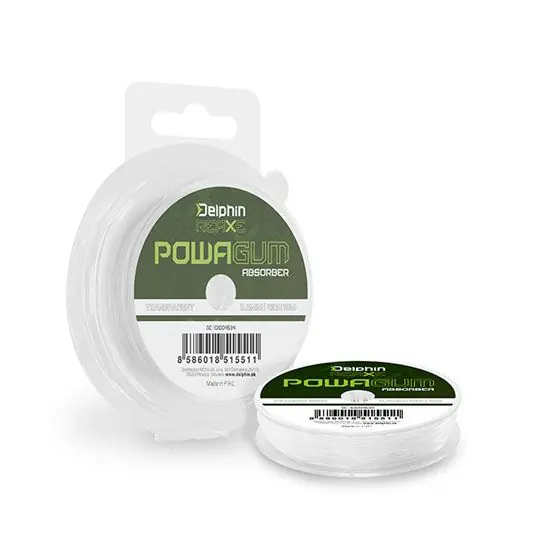 Elastic Delphin Reaxe PowaGum Absorber Clar 0.8mm/6kg/10m Comandă acum