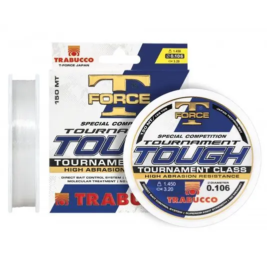 Expediere rapidă Fir monofilament Trabucco T-Force Tournament Tough New 0.22mm/6.95kg/150m