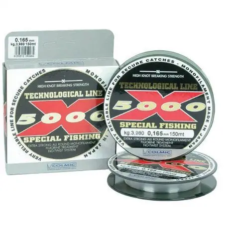 Reduceri Fir monofilament Colmic X-5000 0,225mm/7,50kg/150m