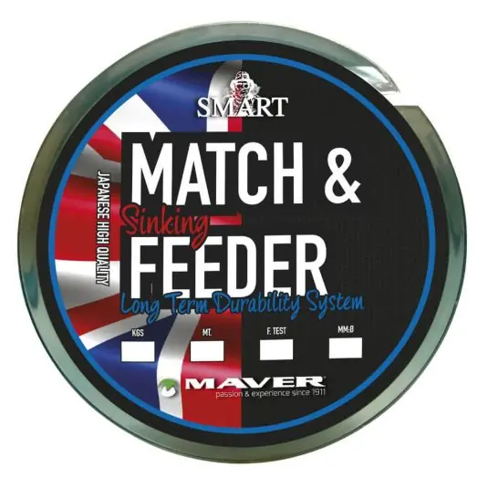 Fir monofilament Maver Smart Match & Feeder Sinking 0.235mm/4.77kg 150m Discount