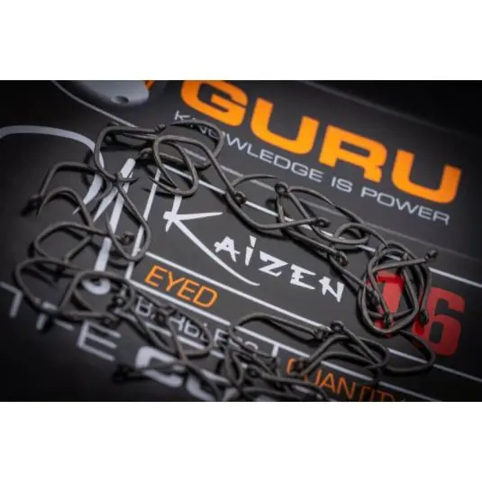 Carlige Guru Kaizen Eyed Barbless Nr.14 Reducere specială