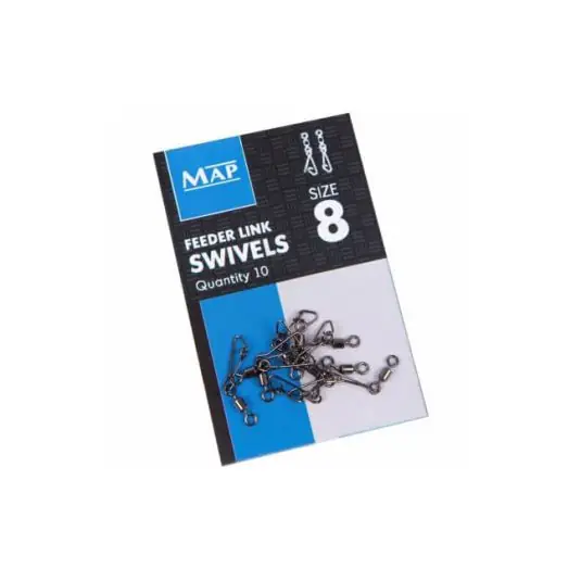 Agrafe + varteje MAP Feeder Link Swivel Nr.12 Reducere extra