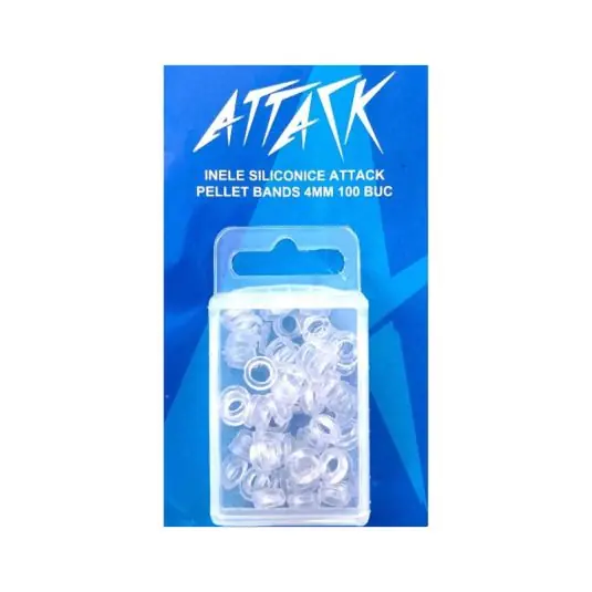 Plată sigură Inele siliconice Mostiro Attack Pellet Bands 6mm