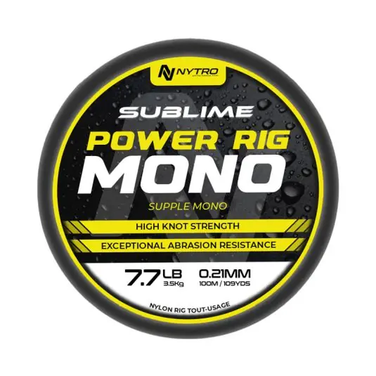 Retur gratuit Fir monofilament Nytro Sublime Power Rig 0.21mm/3.5kg/100m