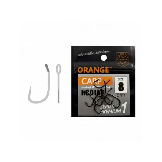 Reducere specială Carlige Orange PTFE Coated Series Premium 1 Nr.4