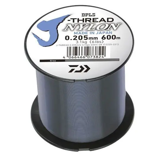 Bestseller Fir monofilament Daiwa J-threads DPLS Grey 0.405mm/12.5kg/600m