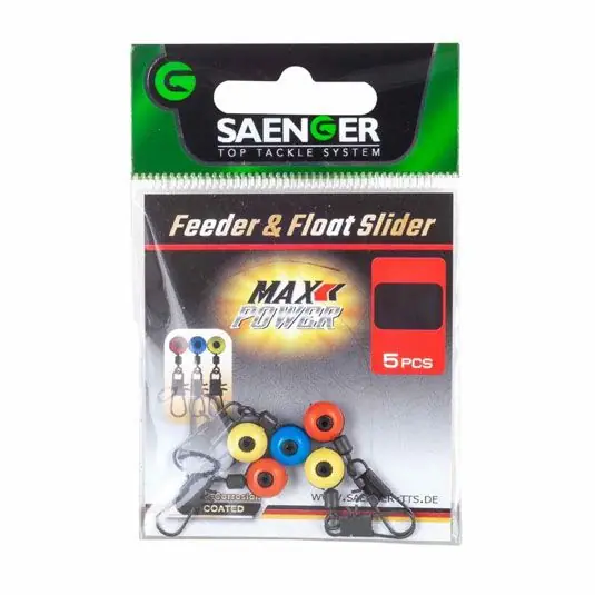 Conector waggler Sanger Feeder & Float Slider S 28mm/10kg Retur ușor
