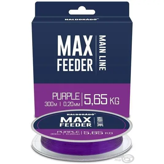 Fir monofilament Haldorado Max Feeder Main Line Purple 300m/0.20mm/5.65kg Cel mai vândut