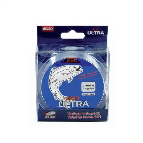 Ofertă specială Fir monofilament Asso Ultra Clear 0,20mm/8.2kg/100m