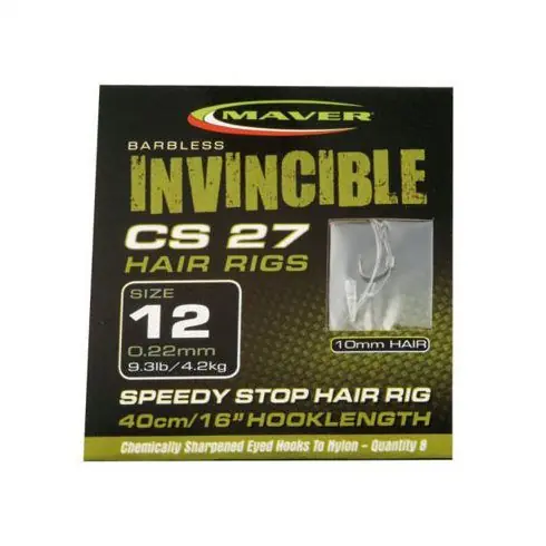Super ofertă Carlige legate Maver Invincible CS27 Speedy Stop nr.16 - Fir 0.18mm