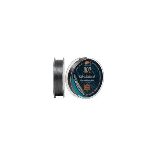 Fir textil CPK Silky Natural Feeder Hooklink Grey 0.16mm/8kg/15m Cel mai vândut