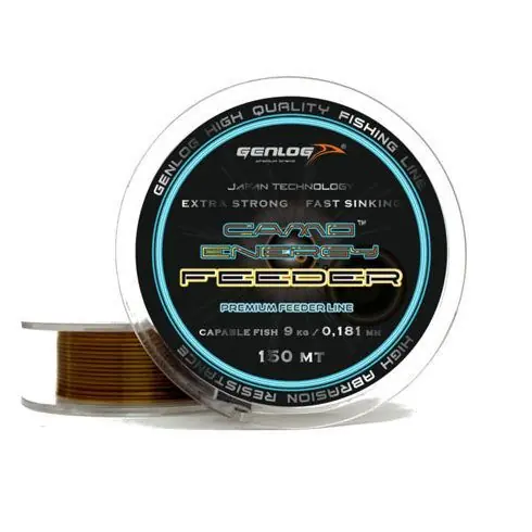 Fir monofilament Genlog Camo Energy Premium Feeder 0.203mm/11kg/150m Preț promoțional