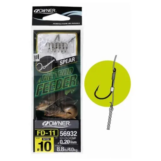 Carlige legate Owner FD-11 Spear Nr. 14 - Fir 0.18mm Bestseller