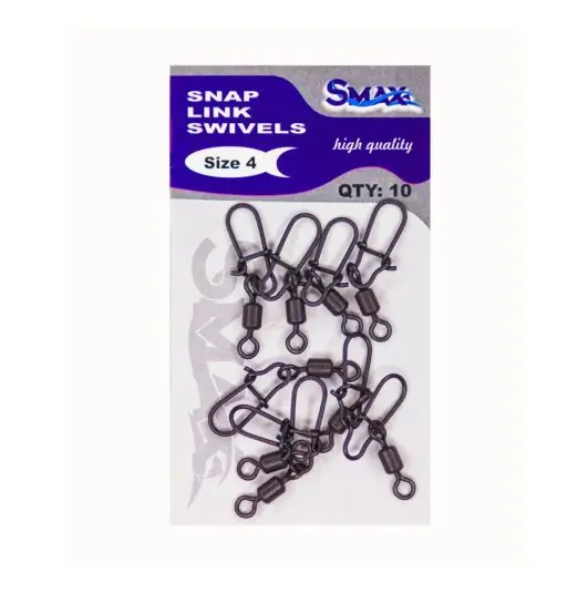 Agrafe + varteje Smax Snap Link Swivels Nr.4 Cumpără online