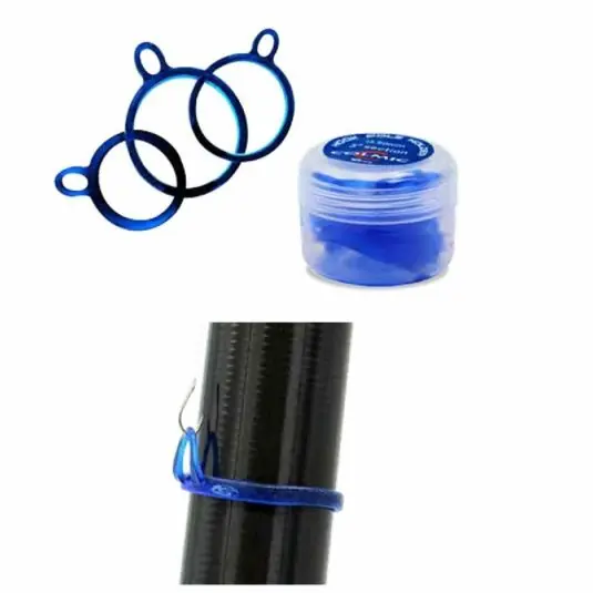 Promoție Inele siliconice pentru agatarea monturilor Colmic Hook Pole Holders - 25mm