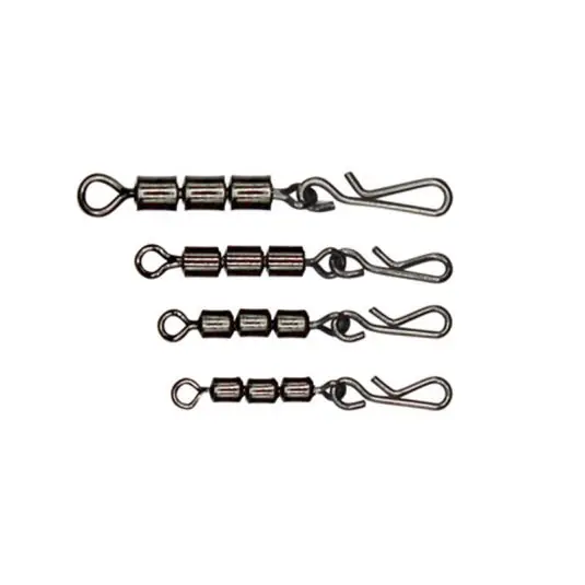 Agrafe + varteje Colmic Rolling Triple Swivels and Lead Quick Snap Nr.16 Nu rata