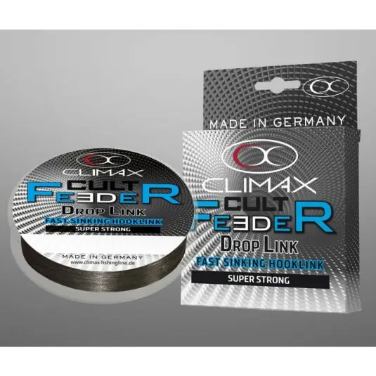 Fir textil Climax Cult Feeder Droplink Dark Grey 0.18mm/9.5kg/10m Mai ieftin