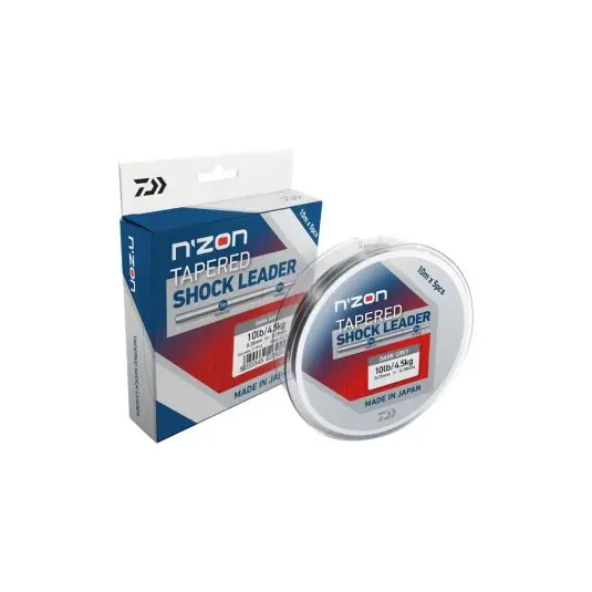 Ieftin Fir monofilament Daiwa N'Zon Tapered Shock Leader 0.18-0.25mm/4.5kg/10m