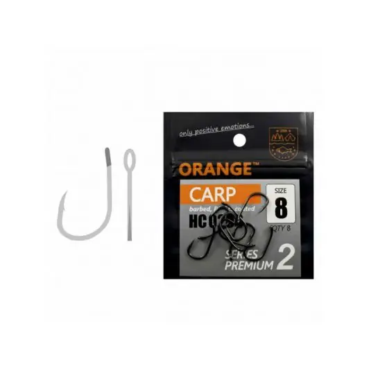 Reducere de preț Carlige Orange PTFE Coated Series Premium 2 Nr.4